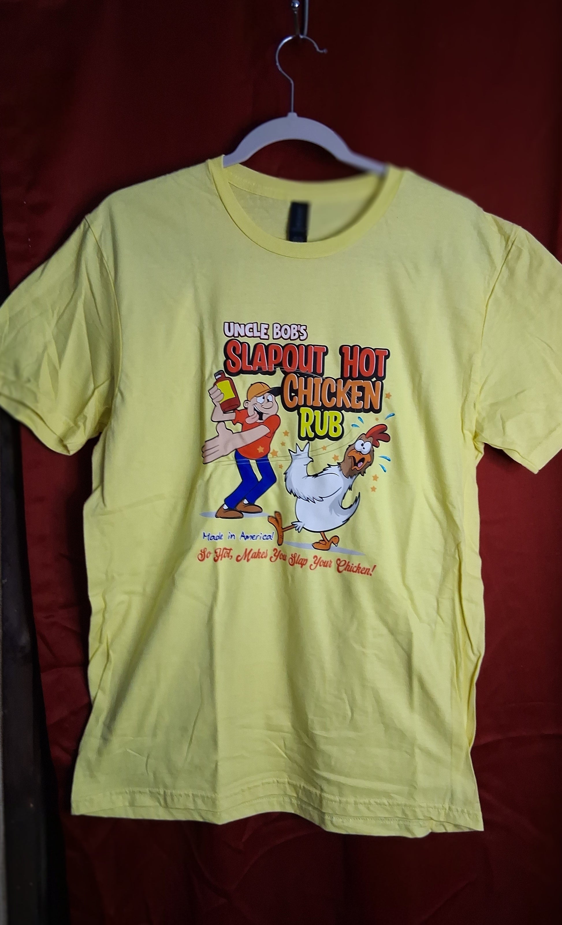 Rub on the shirt – Uncle Bob's Slapout Hot Chicken Rub